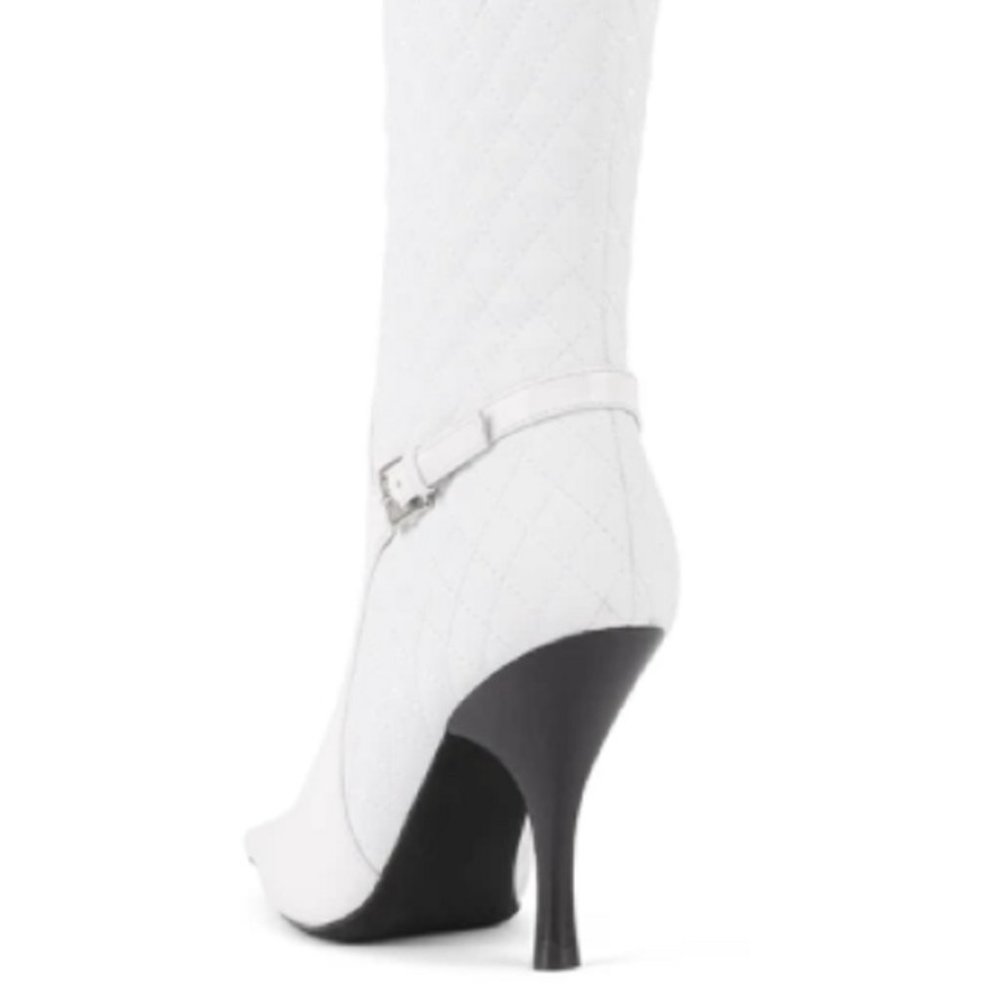 $79 NWT (8.5) JEFFREY CAMPBELL Bissee Knee High Stiletto Boot - Picture 5 of 5